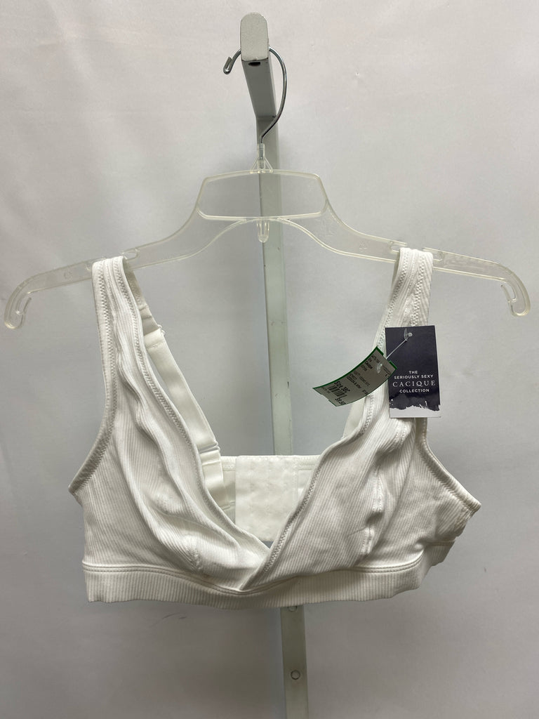 Size 38C Cacique White Bra