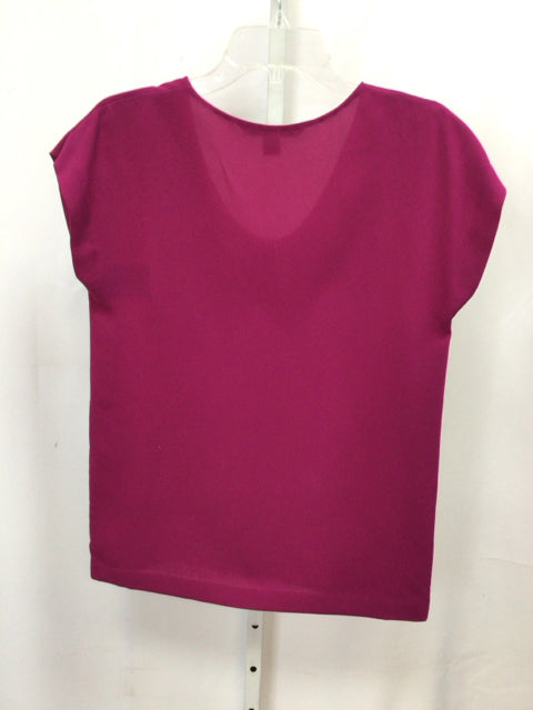 Diane vonFurstenberg Size Small Purple Short Sleeve Top