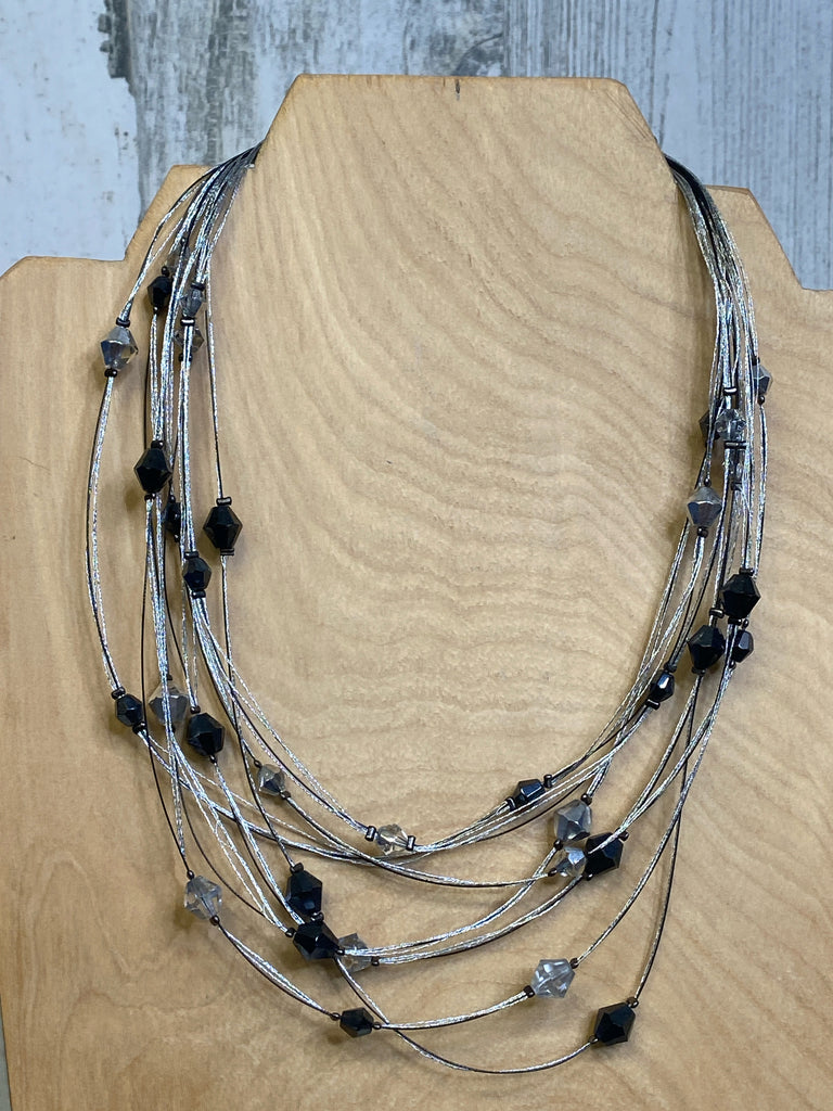 Chico's Gray/Black Necklace