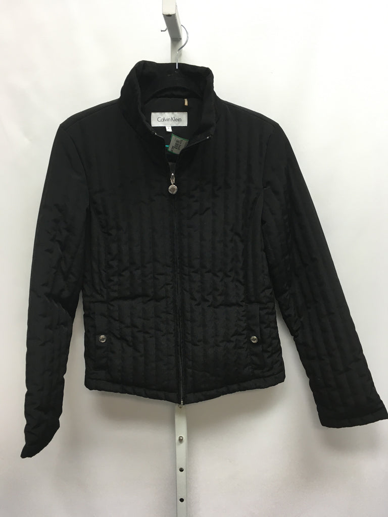 Calvin Klein Size Small Black Jacket/Outerwear