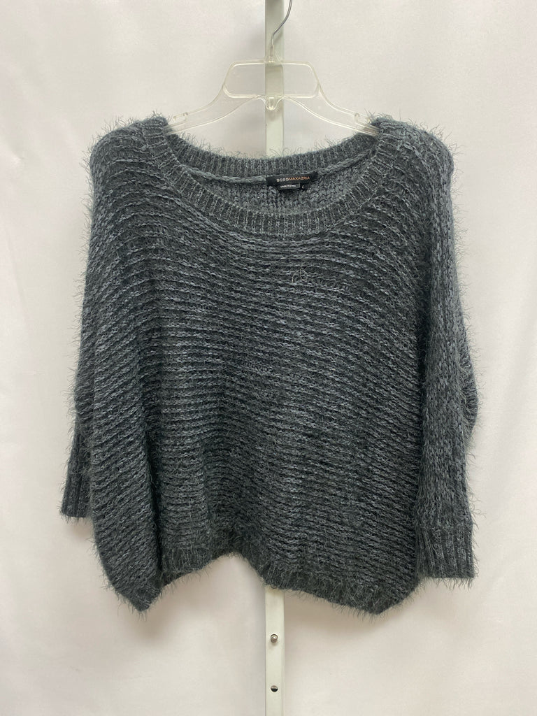 BCBG Size Large Gray 3/4 Sleeve Sweater