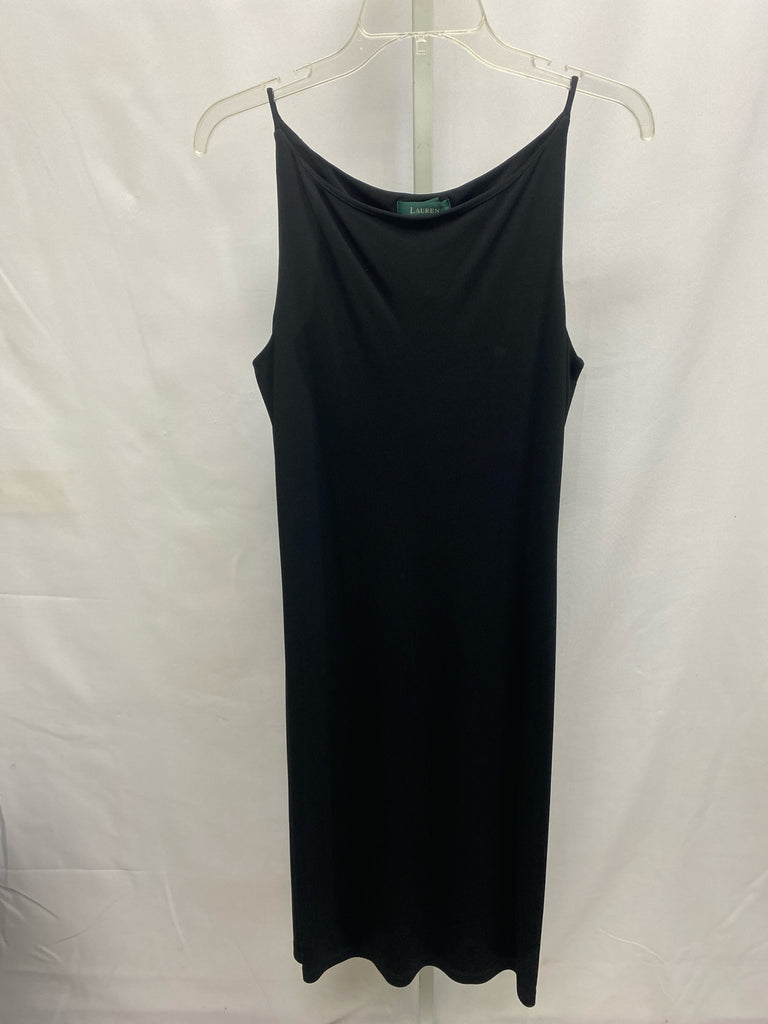 Size Large lauren Black Sleeveless Dress