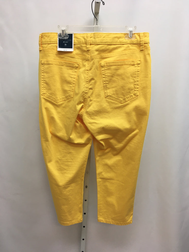 Charter Club Size 14 Yellow Pants