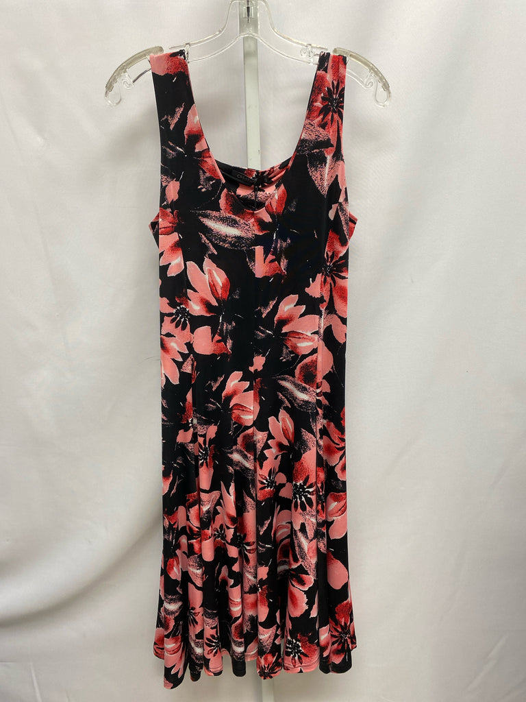 Size Small Creations Black/Pink Sleeveless Dress