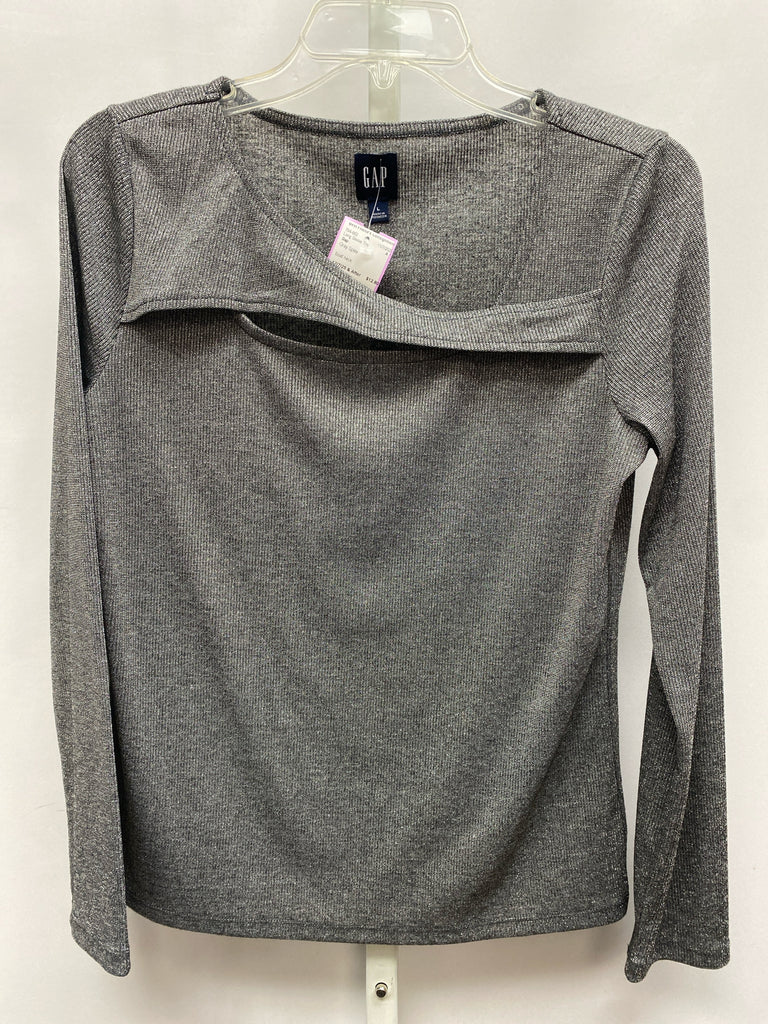 Gap Size Large Gray Spkle Long Sleeve Top