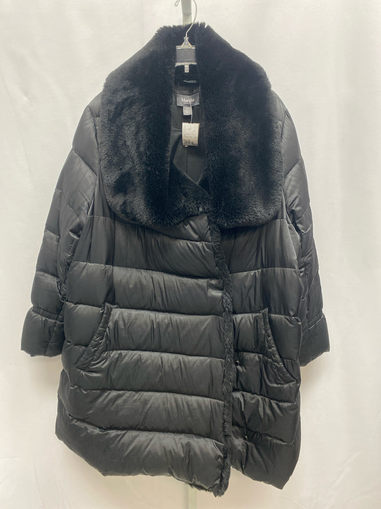 Martha Stewart Size 2X Black Coat