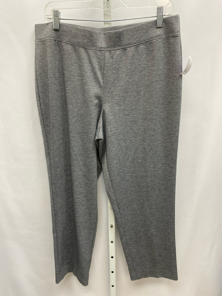 Alfred Dunner Size 12 Gray Heather Pants