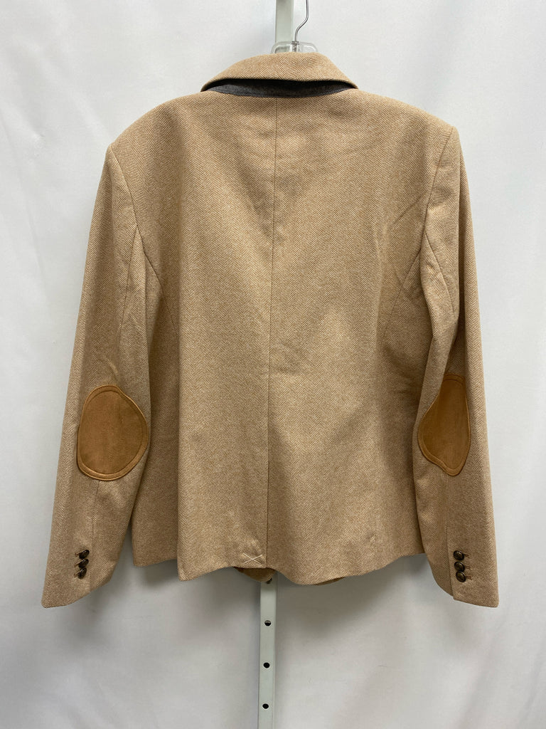 LOFT Size 14 Taupe Blazer