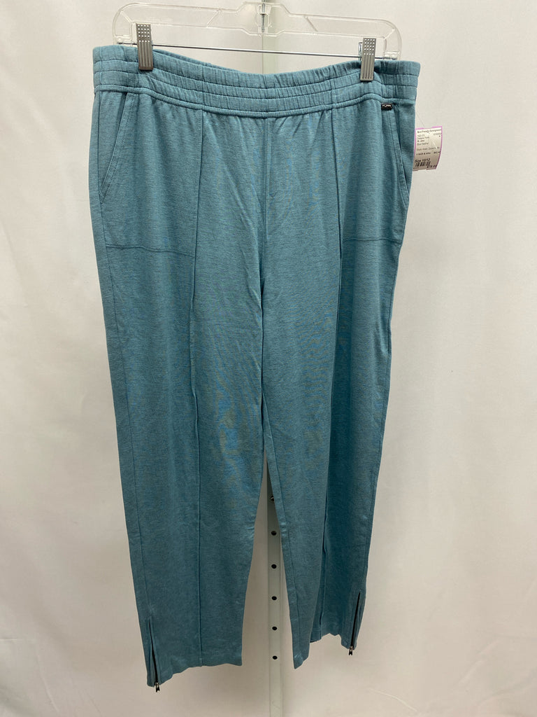 St. John Size 10/12 Blue Heather Designer Pants