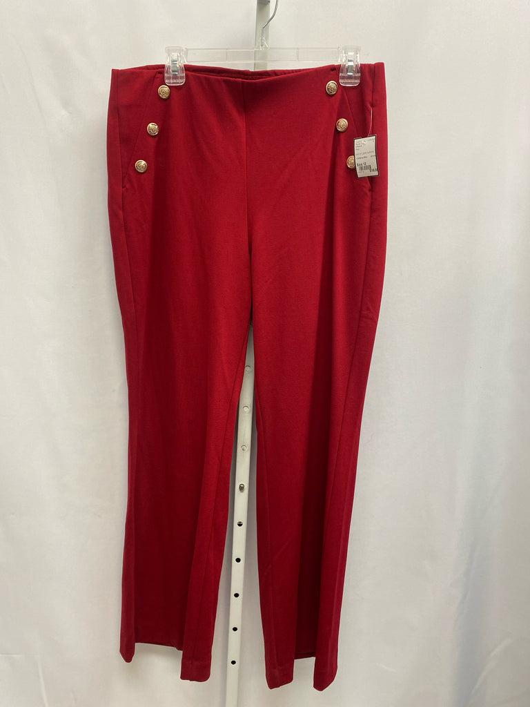 Chico's Size 12 Red Pants