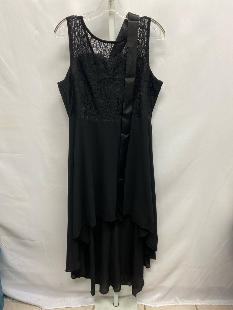 Size XL Black Sleeveless Dress