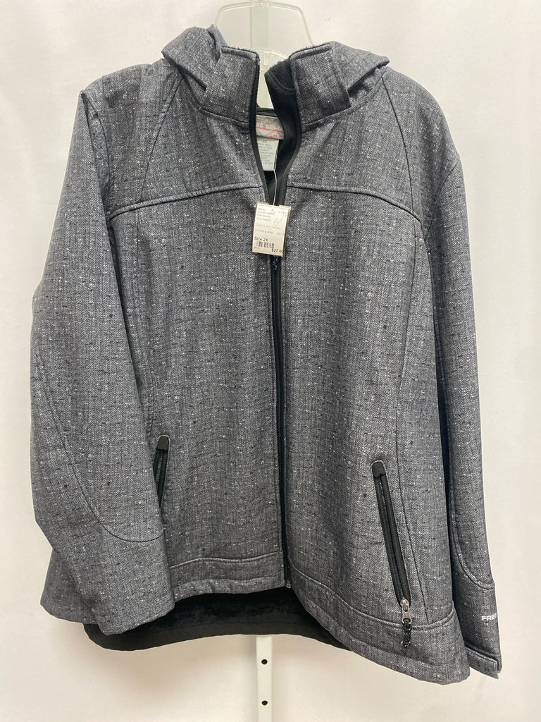 Free Country Size 2X Gray Heather Jacket/Outerwear