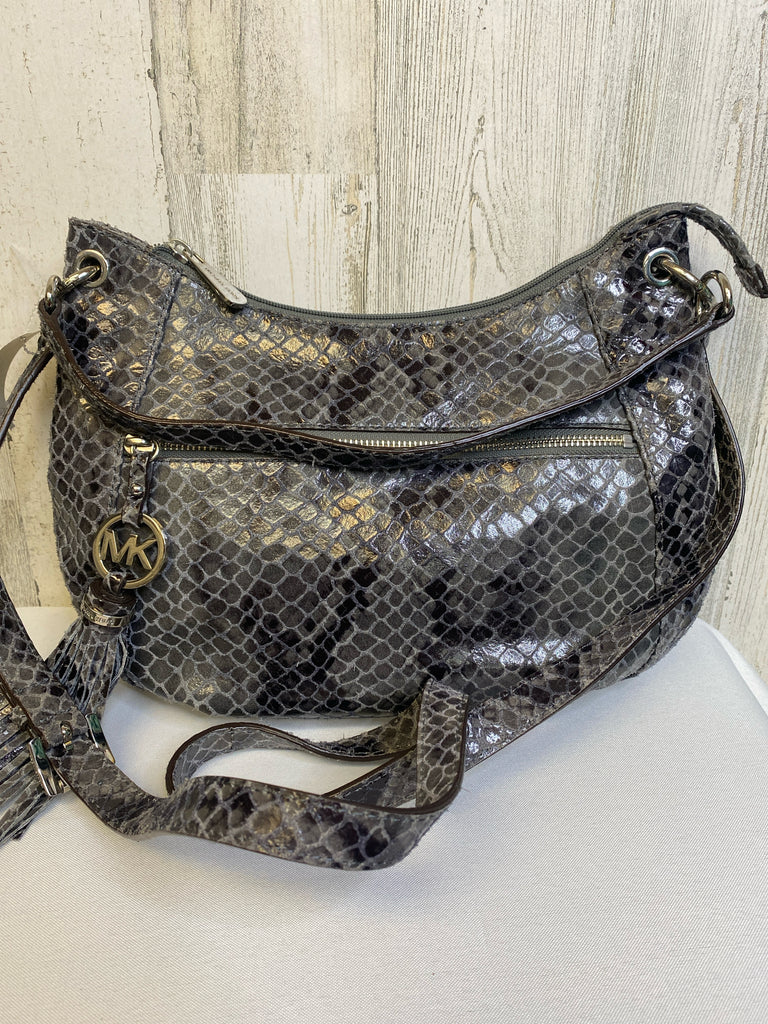 Michael Kors Gray Print Designer Handbag