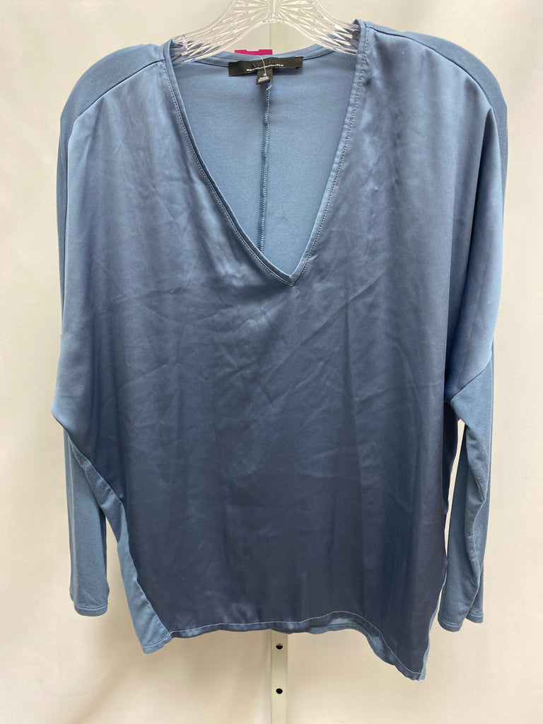 WHBM Size Small Blue 3/4 Sleeve Top