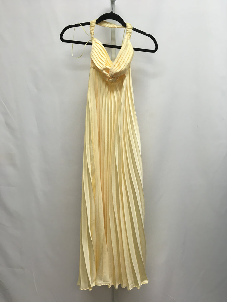 Altar'd State Size Small Yellow Maxi Dress