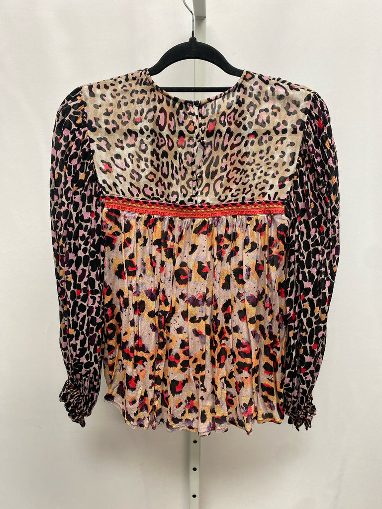 Size Small Taupe Anthropologie Long Sleeve Top