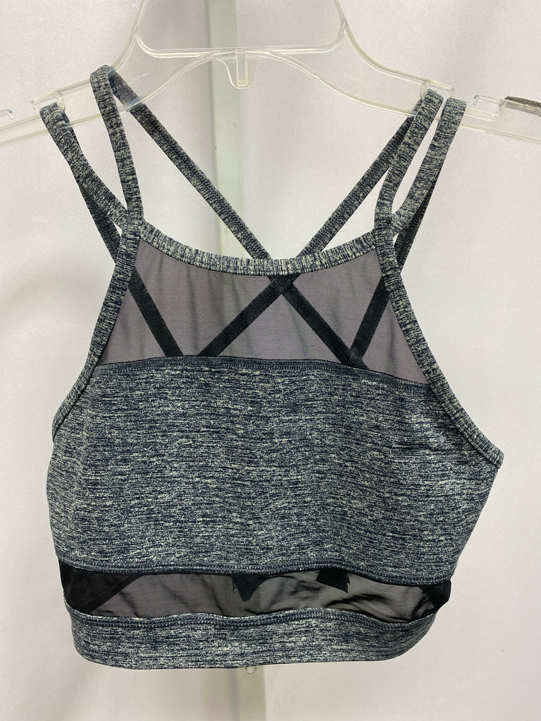 Pink Gray Heather Sports Bra