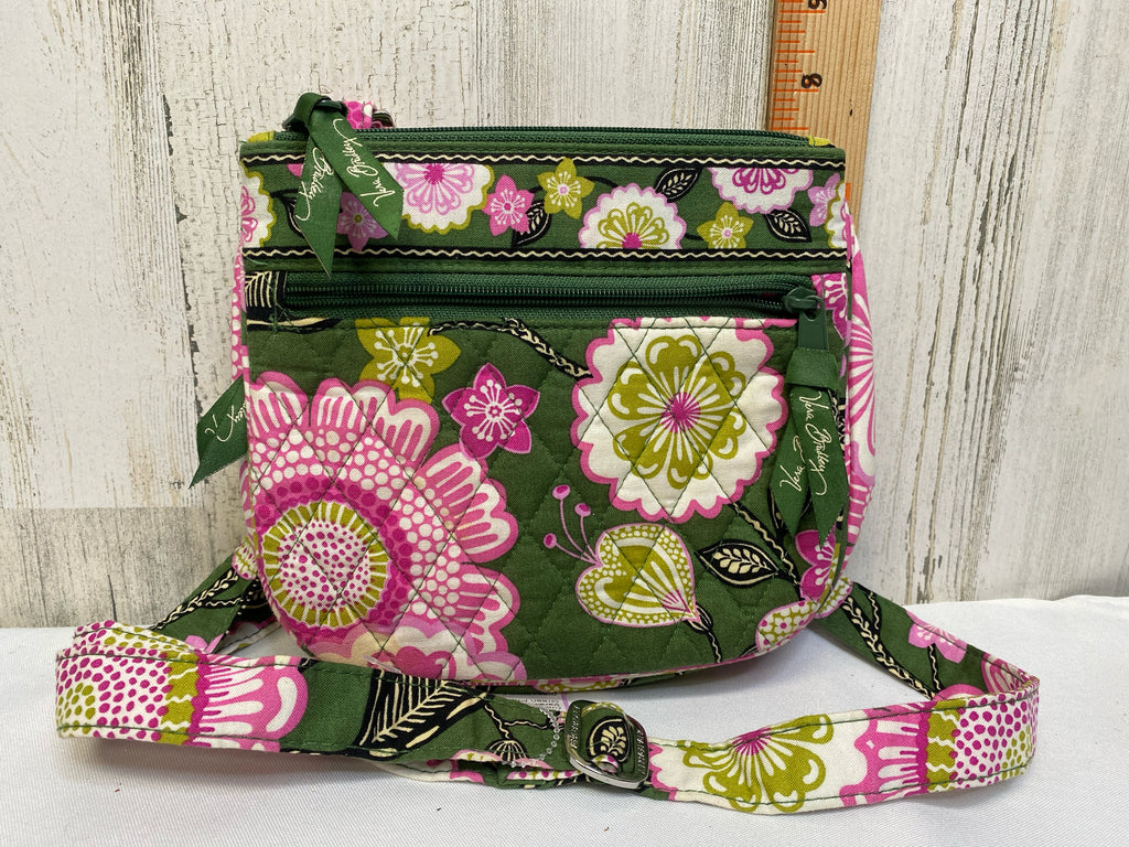 Vera Bradley Green Print Crossbody