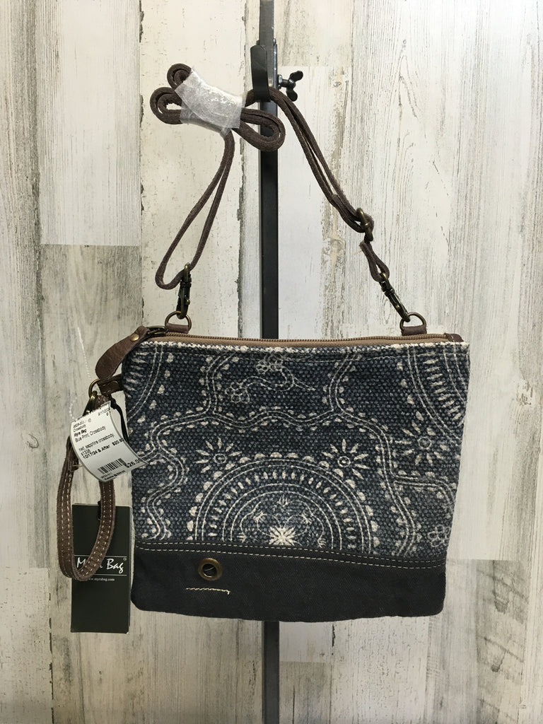 Myra Bag Blue Print Crossbody