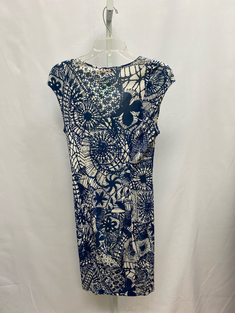 Size XS Tory Burch Blue/Tan Designer Dress