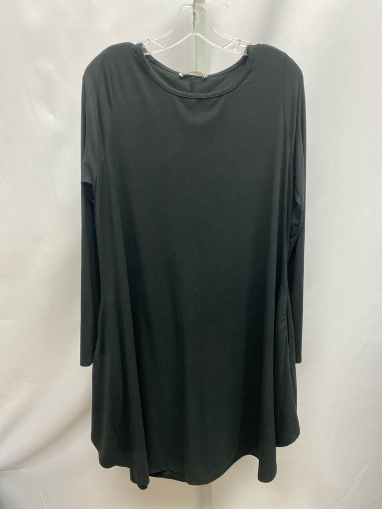 Size Large Andree Black Long Sleeve Dress