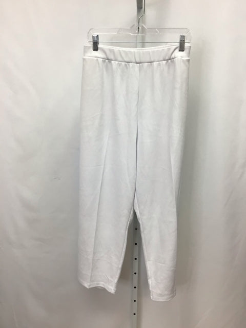 Susan Graver Size 2X White Crop/Capri