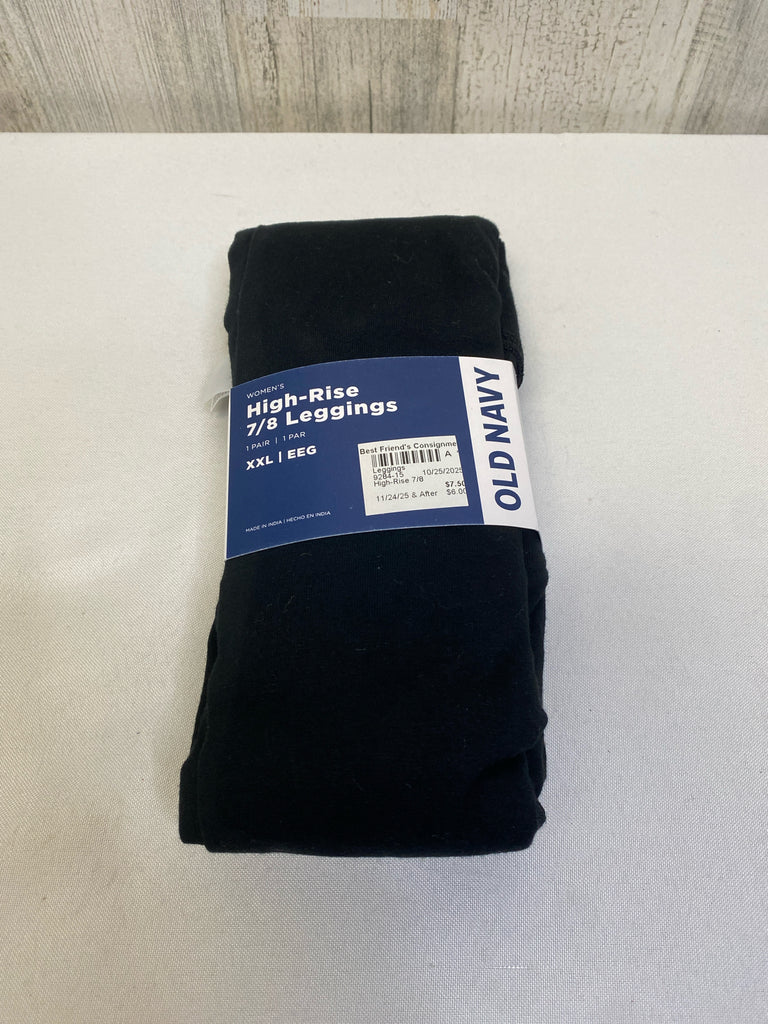 Old Navy Size XXL Black Leggings