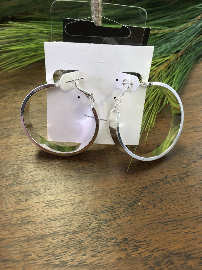 Backstage Silver Earrings