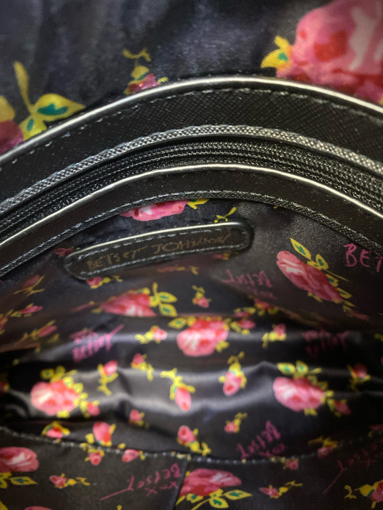 Betsey Johnson Black/White Wristlet