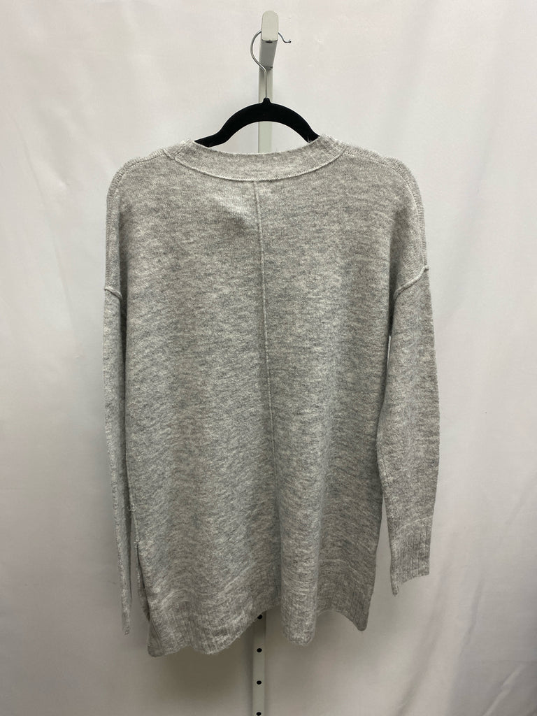 Caslon Size Small Gray Heather Long Sleeve Sweater