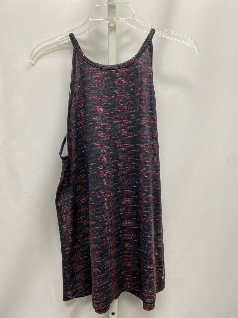 Reebok Size Medium Black/Pink Athletic Top
