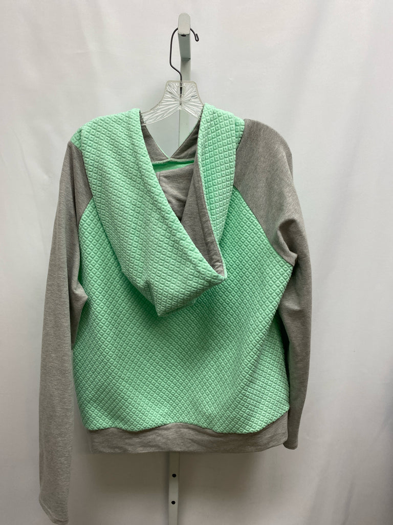 Fantastic Fawn Size Large mint/gray Hoodie