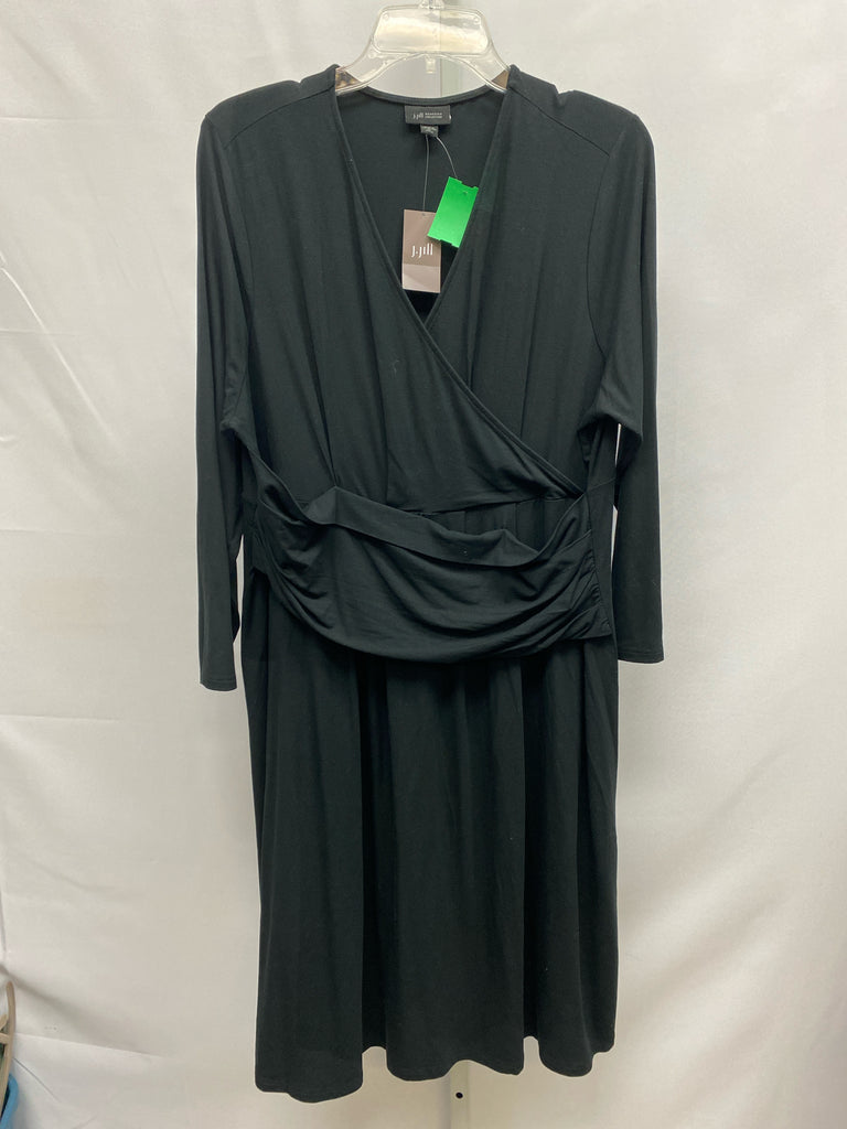 Size XLP jjill Black Long Sleeve Dress