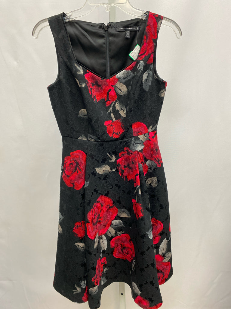 Size OP WHBM Black Floral Sleeveless Dress