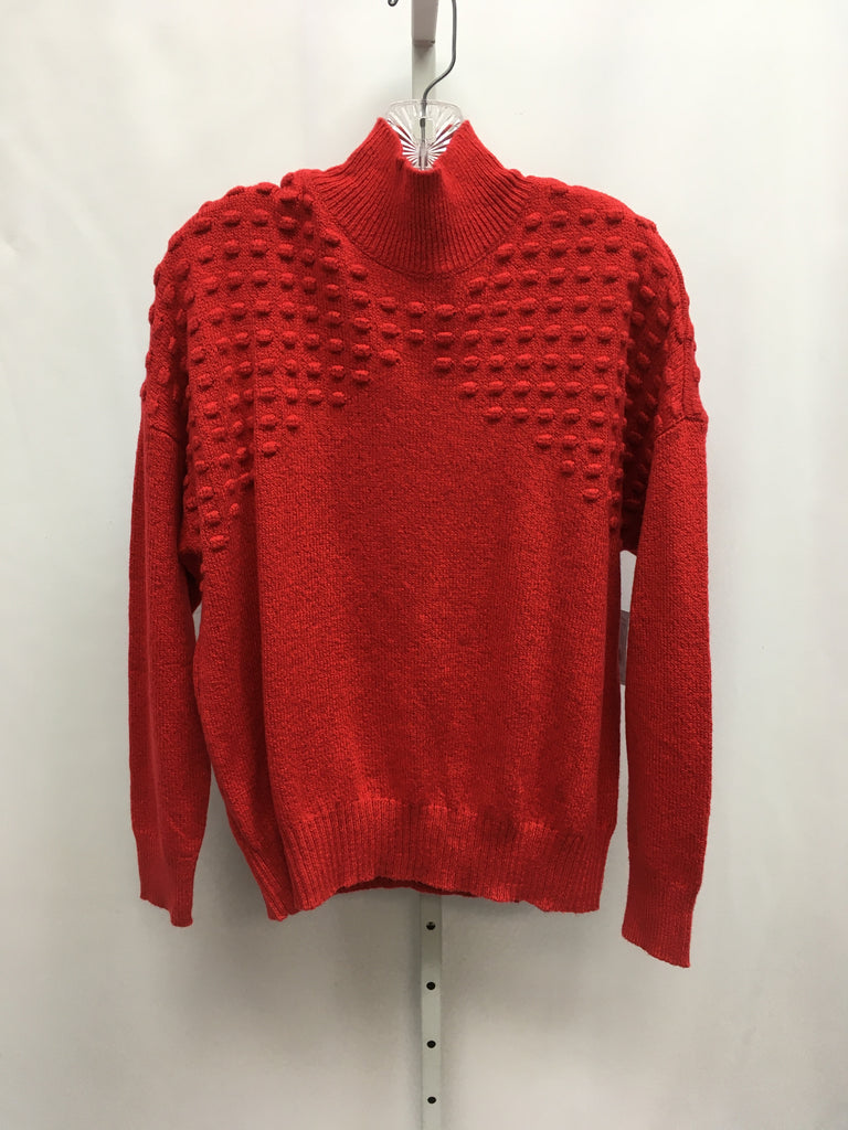 Sonoma Size Large Red Long Sleeve Sweater