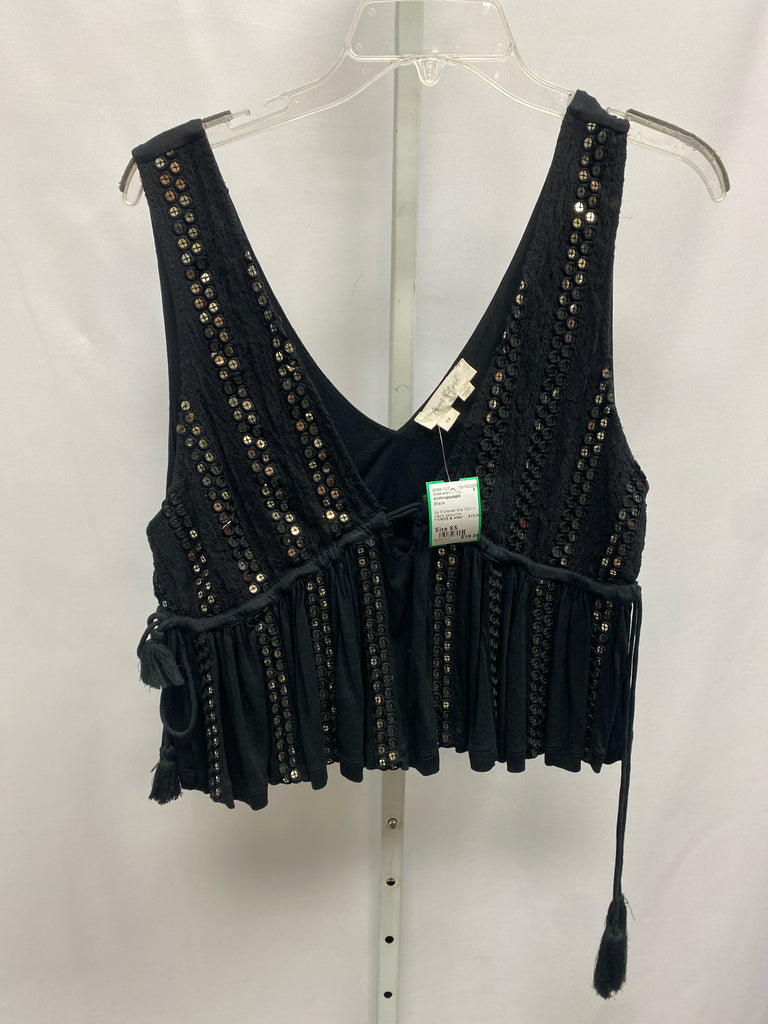 Size XS Black Anthropologie Sleeveless Top