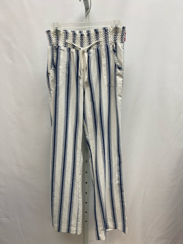 Cisono Size Large Blue/White Pants