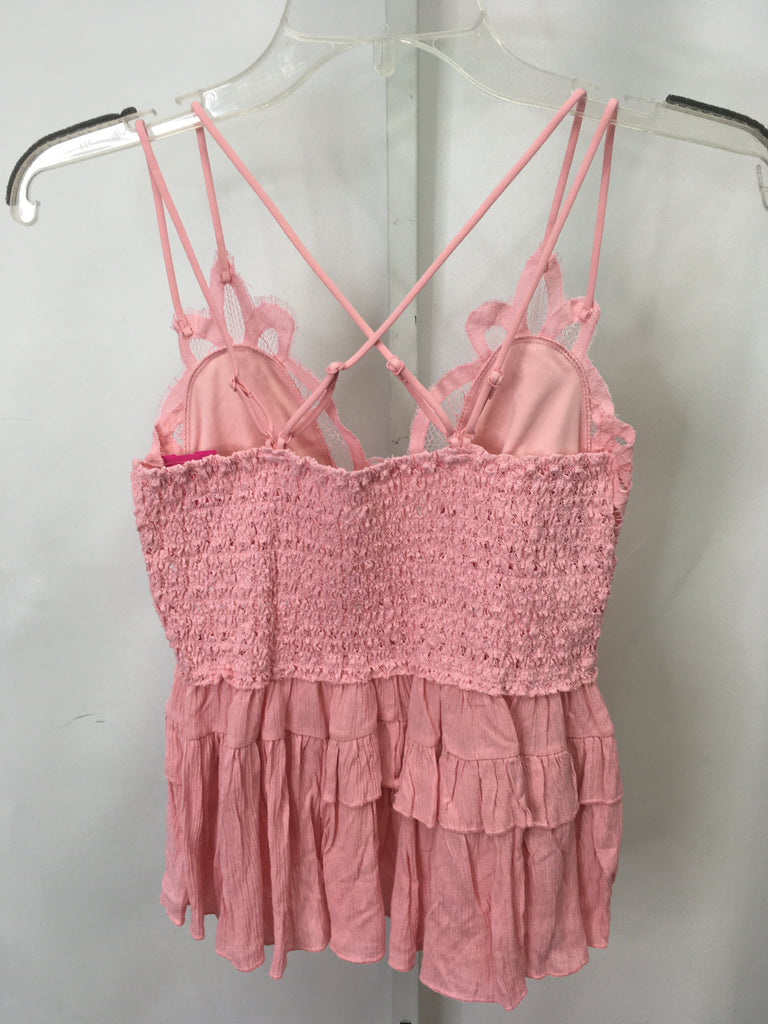 Zenana Size Medium Pink Sleeveless Top