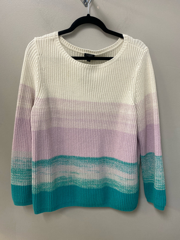 Talbots Size 1X multi Long Sleeve Sweater