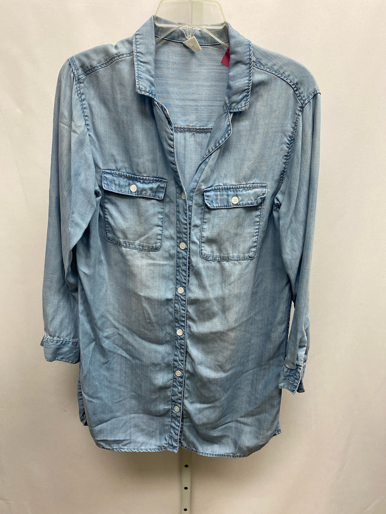 &denim Size 4 Denim Long Sleeve Top