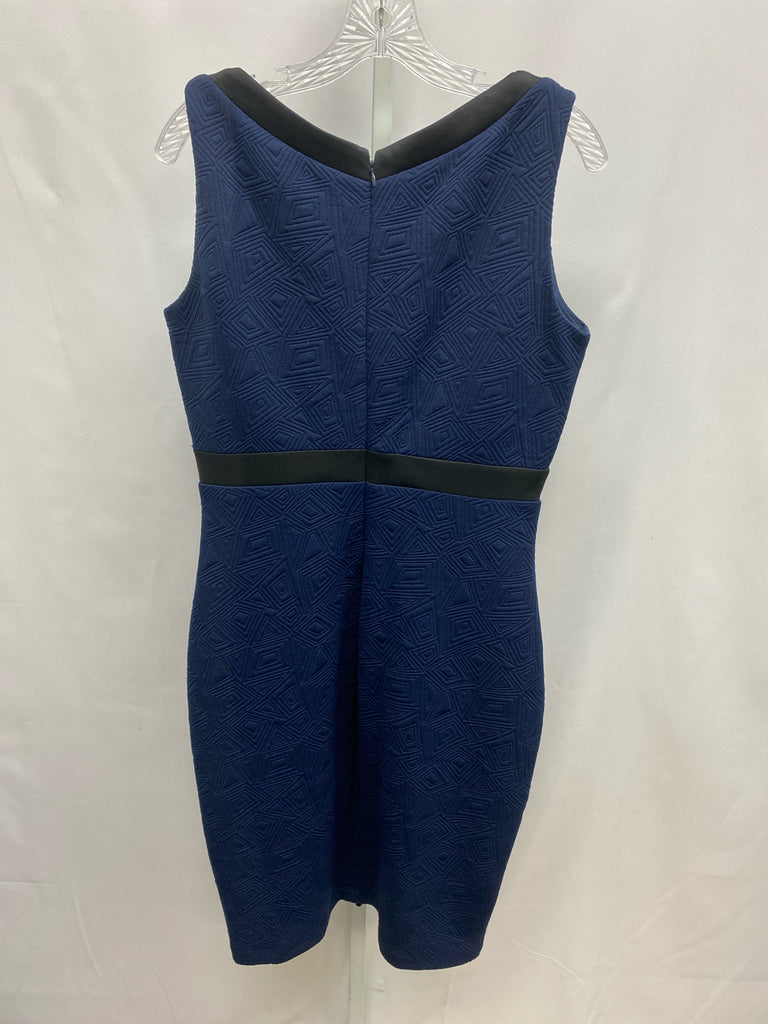 Size 12 Sangria Navy/Black Sleeveless Dress