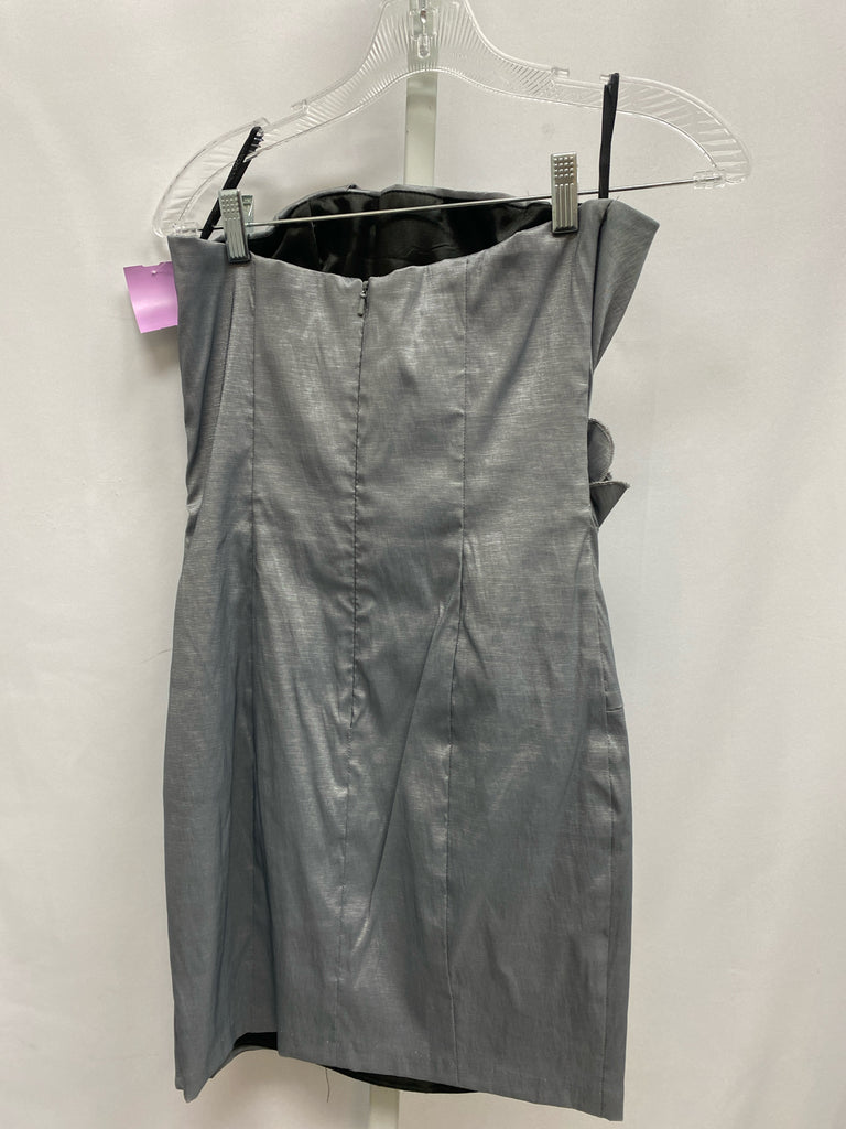 Jessica McClintock Size 10 Gray Sleeveless Dress