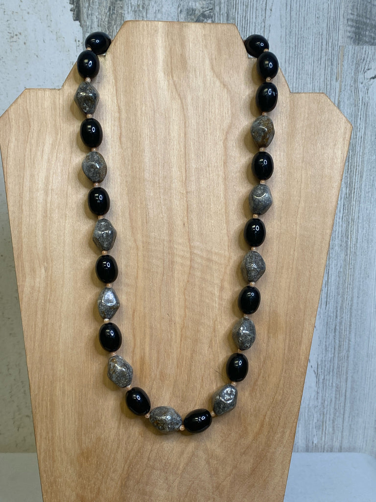 Black/Silver Necklace