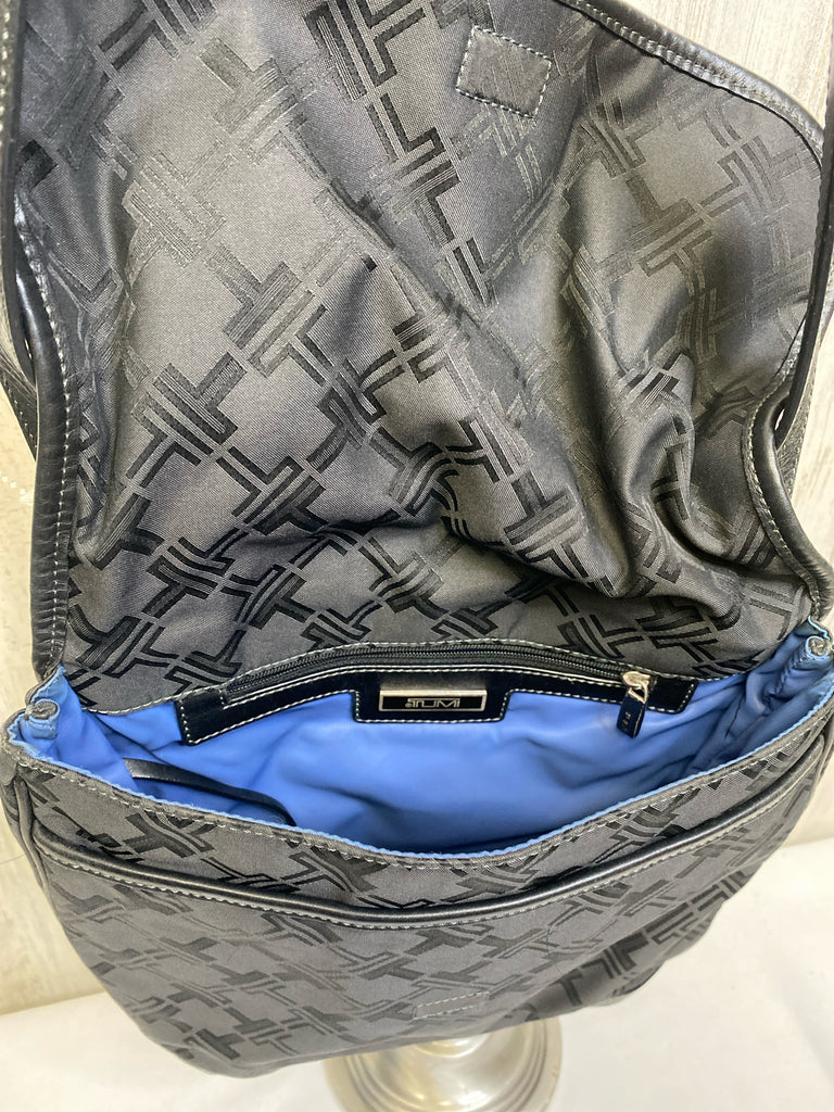 Tumi Black Print Crossbody