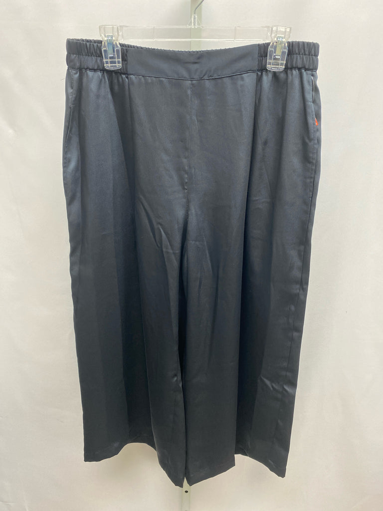 DKNY Size Medium Black Crop/Capri