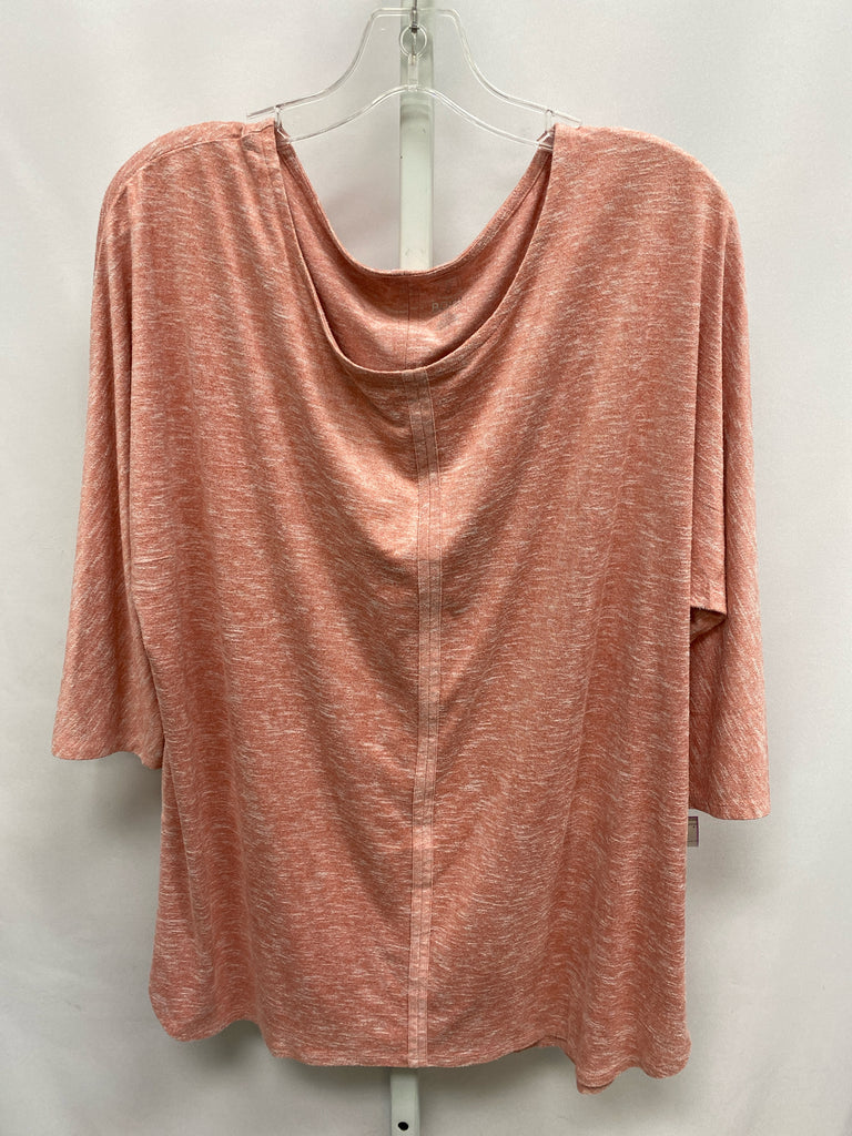 Simply Noelle Size XXL Orange Long Sleeve Top