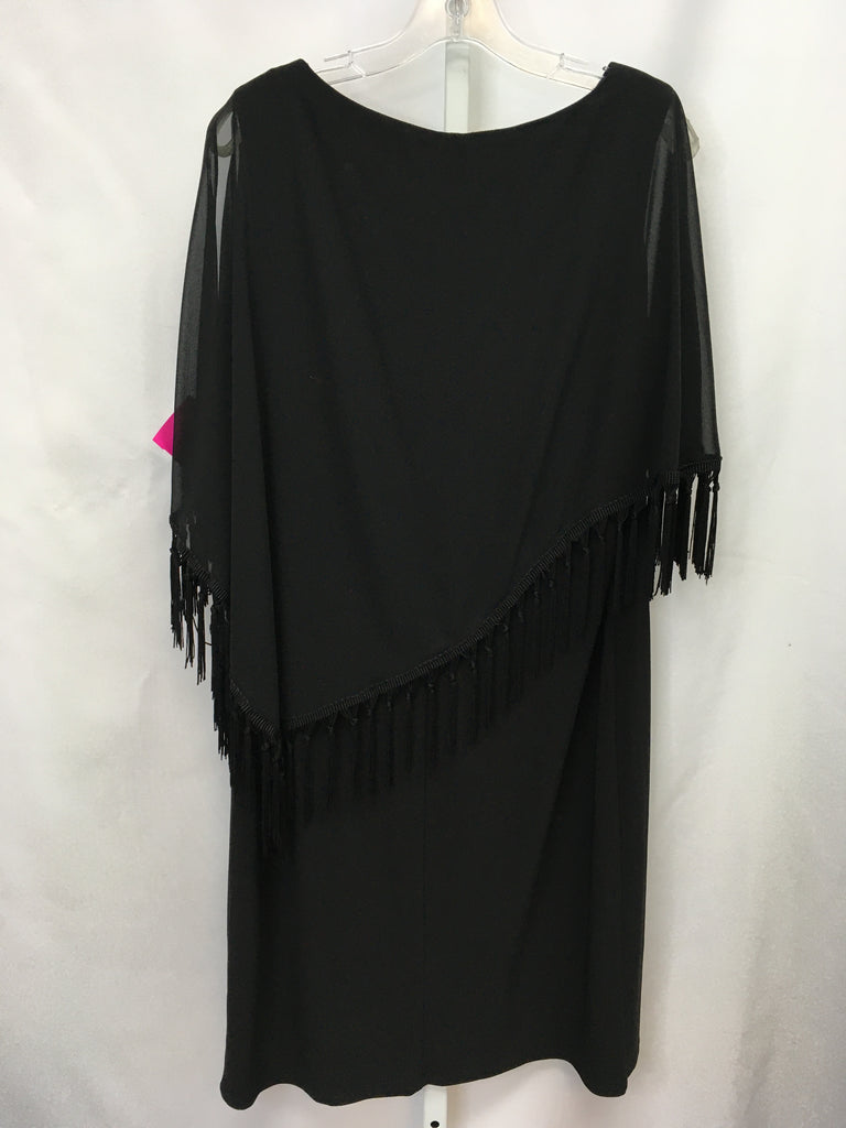Size 14 R&M Richards Black Cold Shoulder Dress