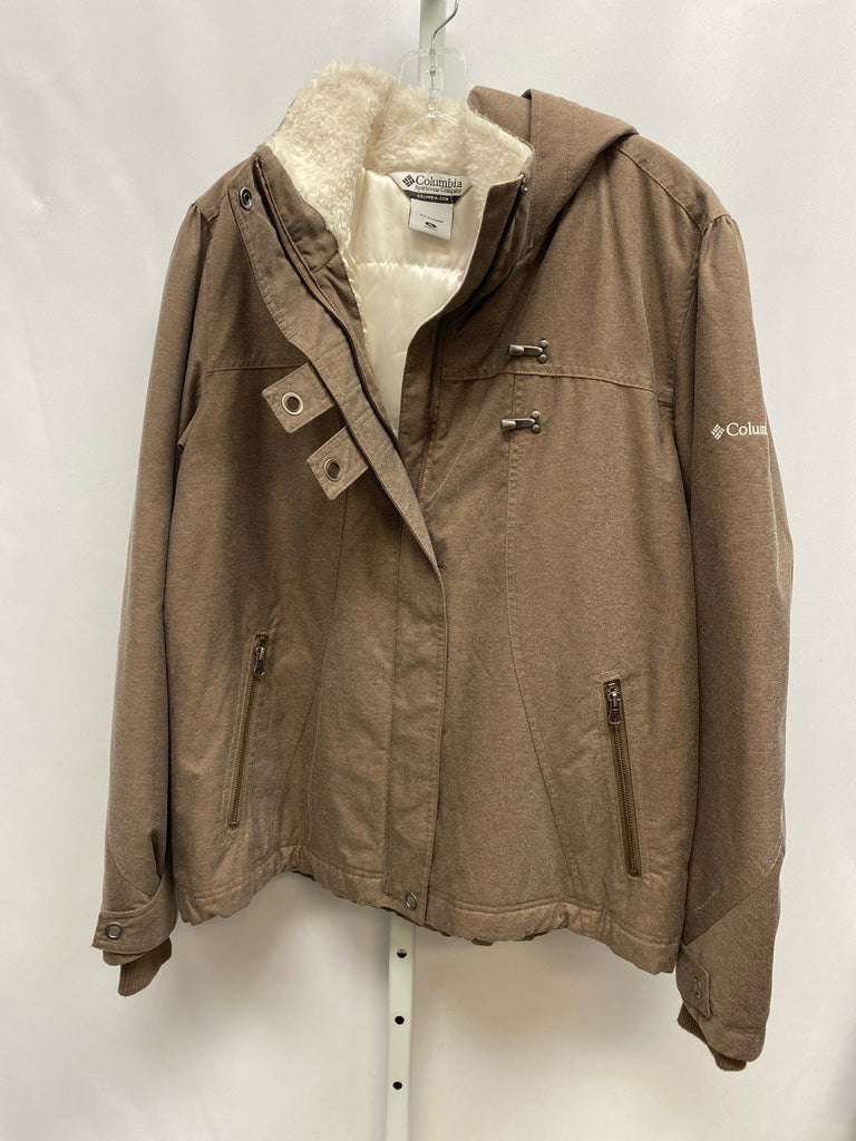 Size XL Columbia Taupe Coat