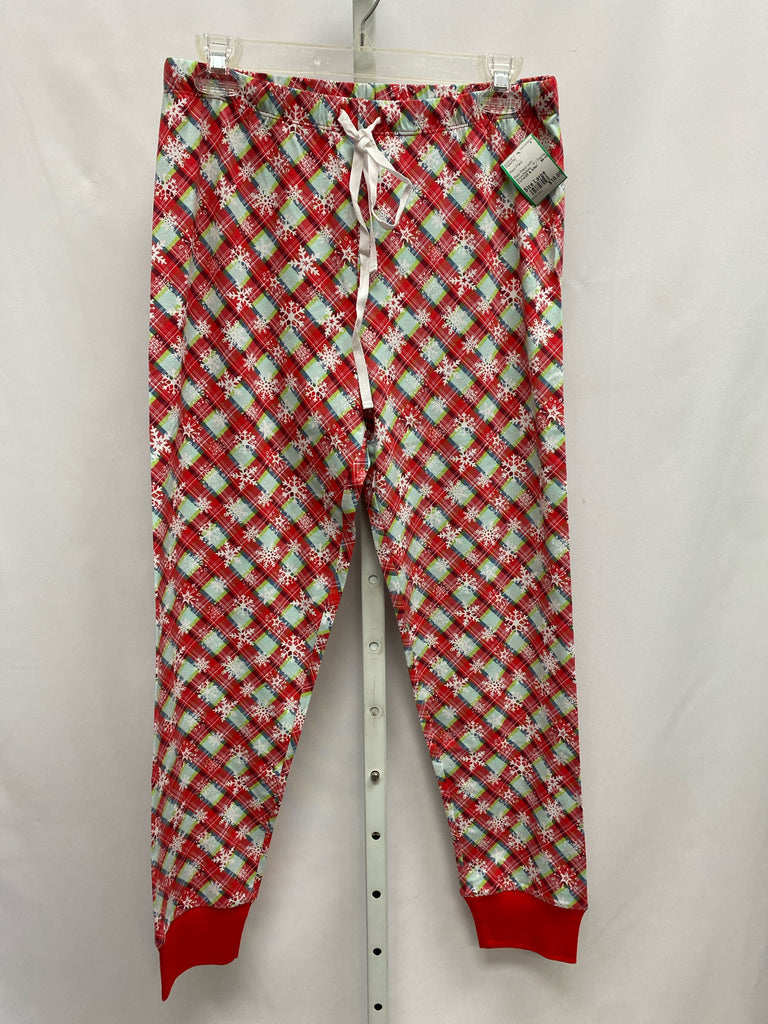 Size Large Red Plaid Pajamas