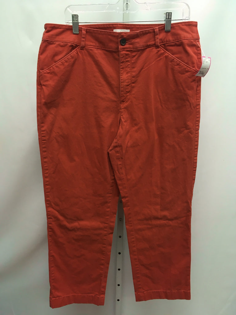 LOFT Size 12 Rust Jeans